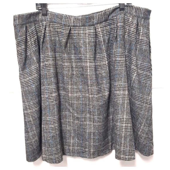 MODCLOTH Brisk-Taker Wool Mini Skirt Sz 2X EUC - Picture 7 of 9